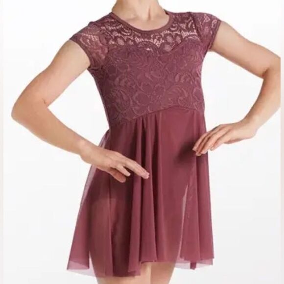 WEISSMAN Dance Costume mauve lace IDK You Yet
13407 stoned MC-Medium child 10-12 - Picture 1 of 8